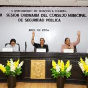 Realizan XXVII Sesión Ordinaria del Consejo Municipal de Seguridad Pública