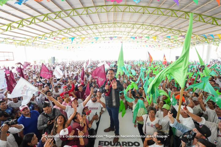En intensa campaña por Chiapas, Eduardo Ramírez recibe la confianza del pueblo