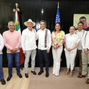 Rutilio Escandón y Ken Salazar, embajador de EUA en México, estrechan lazos de amistad y cooperación