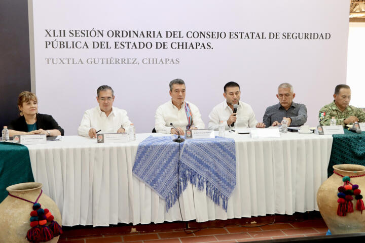 Convocan a alcaldesas y alcaldes a fortalecer el trabajo por la seguridad y la paz en Chiapas