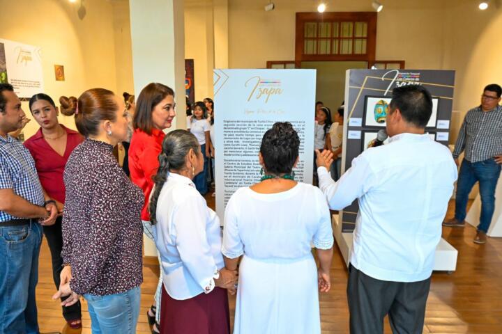 Inaugura Ayuntamiento de Tapachula exposición temporal "Los Colores de Izapa"