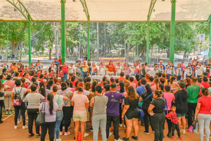 Realizaron festival de juegos tradicionales en el nivel preescolar en Tapachula