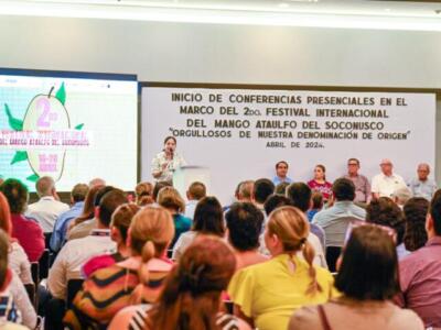 Inician conferencias presenciales del Segundo Festival Internacional de Mango Ataulfo en Tapachula