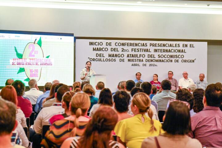 Inician conferencias presenciales del Segundo Festival Internacional de Mango Ataulfo en Tapachula