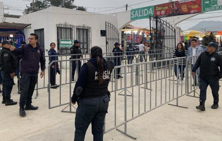 Refuerzan seguridad en el  parque de Feria de la Primavera y de la Paz