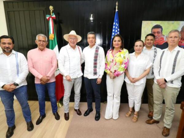 Sostiene Ayuntamiento de Tapachula reunión de trabajo con el gobierno estatal y el embajador de Estados Unidos en México, Ken Salazar