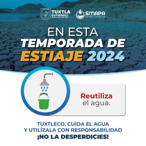 Presidente de Tuxtla Gutiérrez llama a la responsabilidad en el uso del agua