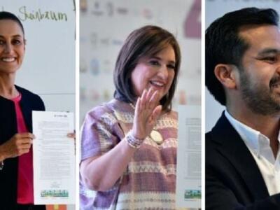 Firman Claudia Sheinbaum, Xóchitl Gálvez y Jorge Álvarez Máynez Pacto por la Primera Infancia