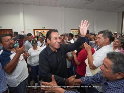Eduardo Ramírez participa en histórico encuentro con ejidatarios