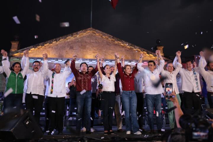 “Vamos a salir a votar para que México siga siendo el mejor país del mundo”: Claudia Sheinbaum convoca a la victoria de la transformación este 2 de junio