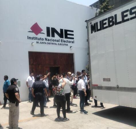 Coadyuva SSyPC con INE en traslado y resguardo de papelería electoral federal en Chiapas