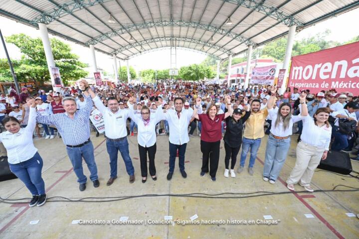 Respaldan miles de pobladores de la región Norte a Eduardo Ramírez