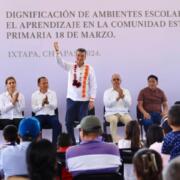 Primaria “18 de Marzo”, de Ixtapa, reconvertida con espacios escolares dignos, seguros y funcionales