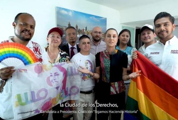 No hay transformación sin la ampliación de los derechos de las personas LGBTI: Claudia Sheinbaum