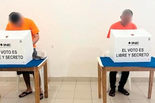 Jornada histórica de voto anticipado en Centro de Reinserción Social en Chiapas