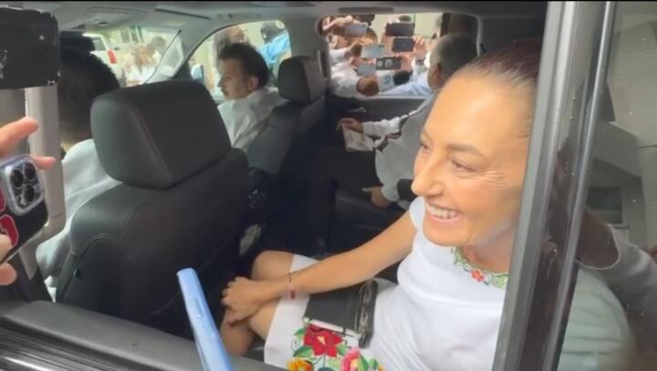 “Muy contenta, aprendiendo mucho, informándome mucho”:  Claudia Sheinbaum en gira con el presidente AMLO por el sureste mexicano