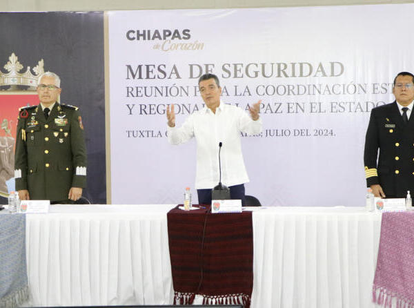 Gracias a la coordinación de todas las autoridades, Chiapas registra 48 horas de saldo blanco: Rutilio Escandón