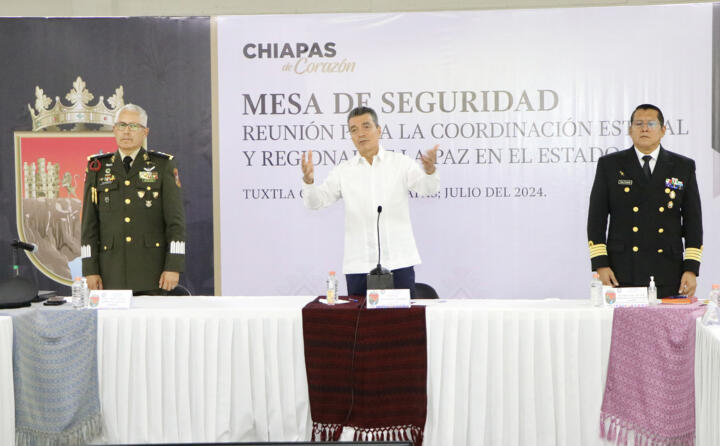 Gracias a la coordinación de todas las autoridades, Chiapas registra 48 horas de saldo blanco: Rutilio Escandón