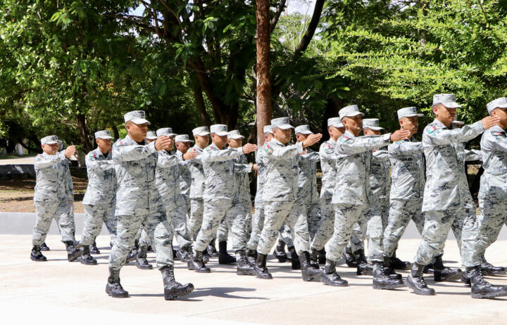 Asiste Rutilio Escandón a la conmemoración del 5º Aniversario de la Guardia Nacional