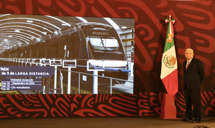 Reconoce Rutilio Escandón al presidente AMLO por la consolidación del Tren Maya y beneficios en Chiapas