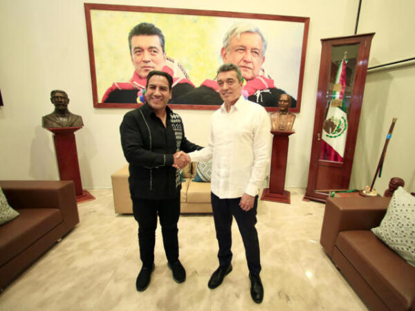 Rutilio Escandón y Eduardo Ramírez sostienen reunión de trabajo hacia la transición