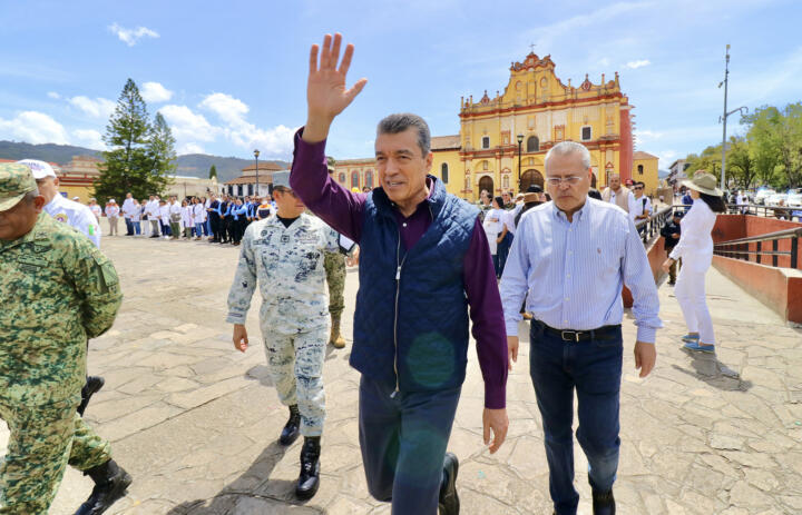 En San Cristóbal, Rutilio Escandón da banderazo de inicio del Operativo Vacacional de Verano 2024