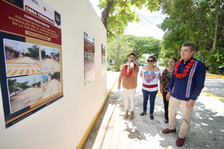 Rutilio Escandón cumple demanda añeja de habitantes de la colonia San José Yeguiste, de Tuxtla