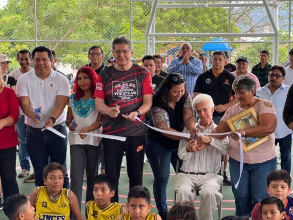 Fomento al Deporte y Prevención de Adicciones: Carlos Morales inaugura otro domo en Tuxtla
