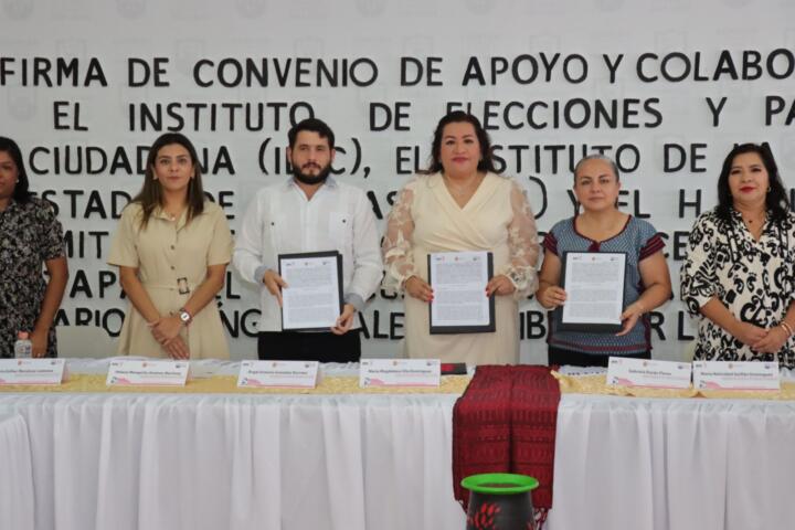 Firman convenio para realizar concurso nacional de oratoria “Dr. Belisario Domínguez Palencia”