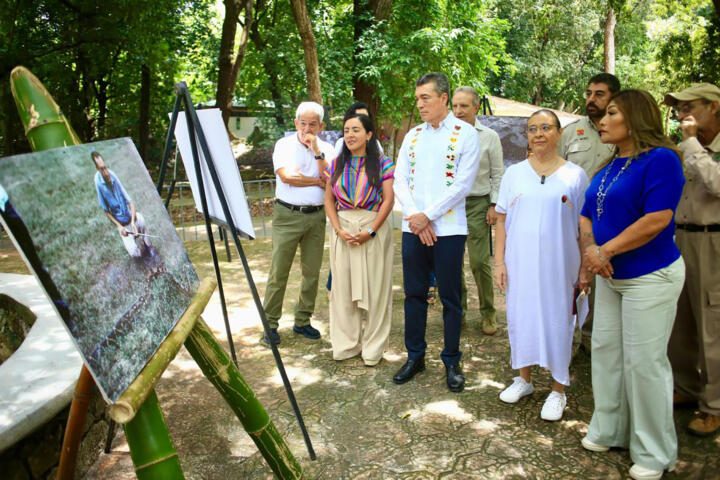 Entrega Rutilio Escandón recursos del programa Pago por Servicios Ambientales en la Selva Lacandona 2024