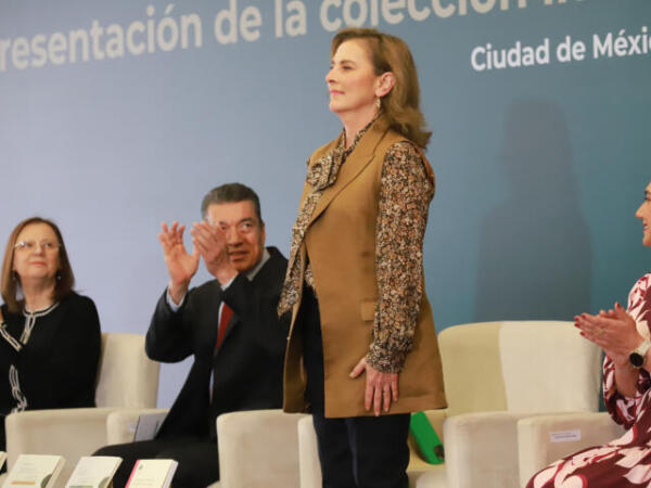 Reconoce Rutilio Escandón a Beatriz Gutiérrez Müller por promover la lectura y la literatura en México