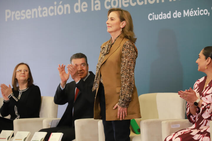 Reconoce Rutilio Escandón a Beatriz Gutiérrez Müller por promover la lectura y la literatura en México