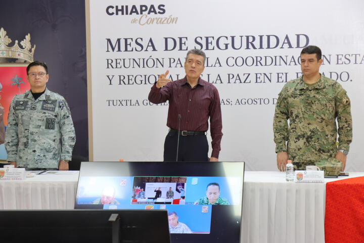 Exhorta Rutilio Escandón a extremar precauciones ante próximo ingreso de onda tropical 19 a Chiapas