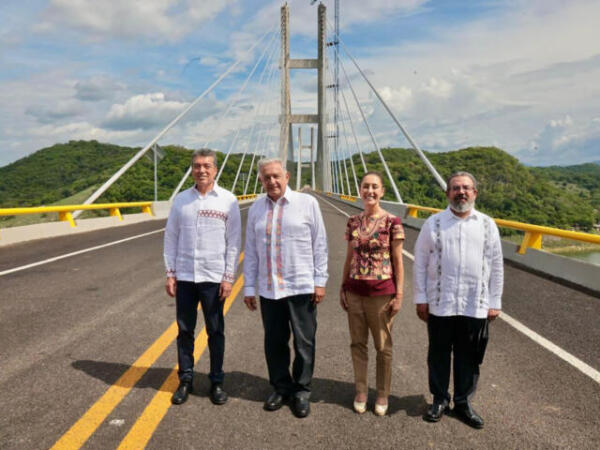 Puente La Concordia impulsado por AMLO traerá progreso, bienestar y paz social: Rutilio Escandón