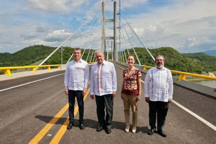 Puente La Concordia impulsado por AMLO traerá progreso, bienestar y paz social: Rutilio Escandón