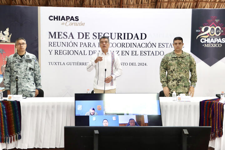 Exhorta Rutilio Escandón a la población chiapaneca a reforzar protocolos preventivos ante sismos