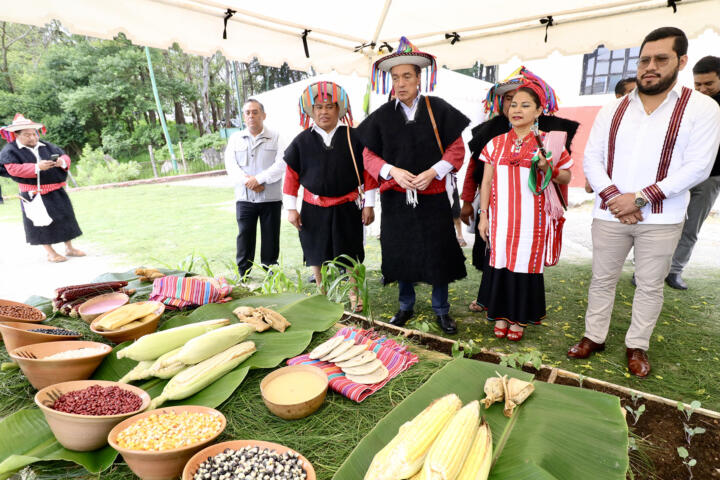 En San Cristóbal, Rutilio Escandón conmemora el Día Internacional de los Pueblos Indígenas