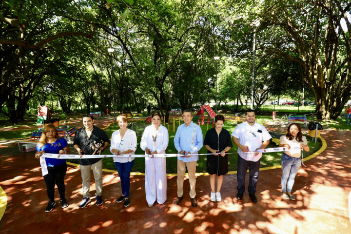 En Tapachula, Rutilio Escandón inaugura área de esparcimiento canino del Parque Ecológico