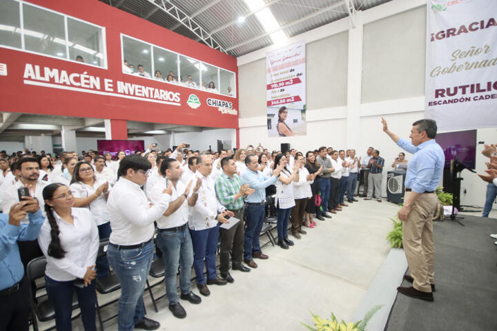 Destaca Rutilio Escandón inversión superior a los 700 mdp en infraestructura, equipamiento y nuevos planteles del Cecyte Chiapas