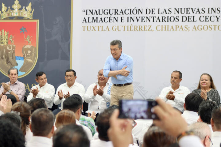 Destaca Rutilio Escandón inversión superior a los 700 mdp en infraestructura, equipamiento y nuevos planteles del Cecyte Chiapas