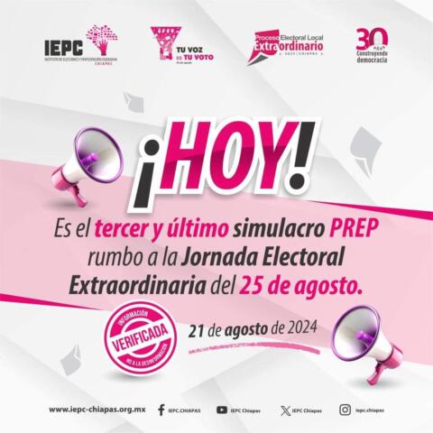 IEPC realiza último simulacro del PREP y exhorta a conocer mas sobre la Red de Mujeres Candidatas