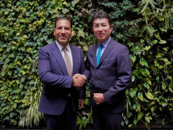 Eduardo Ramírez se reúne con Embajador de Japón en México