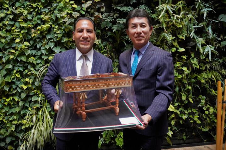 Eduardo Ramírez se reúne con Embajador de Japón en México