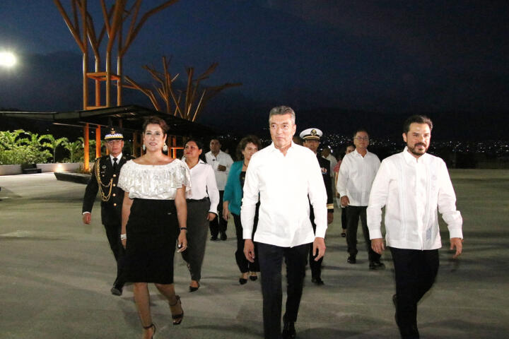 Rutilio Escandón inaugura reconstrucción del Parque Morelos Bicentenario