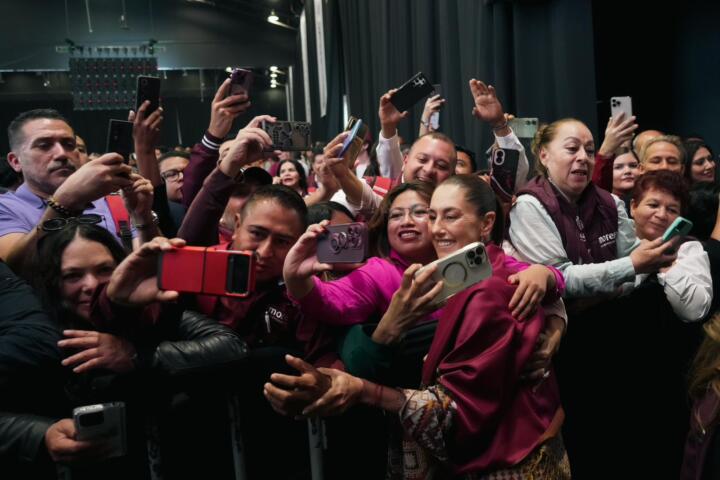 En la cuarta transformación creemos en un México de libertades, de justicia, con soberanía y democracia: Claudia Sheinbaum