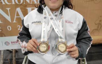 Fabiola Pérez Zenteno logra dos medallas de oro en los Paranacionales Conade 2024