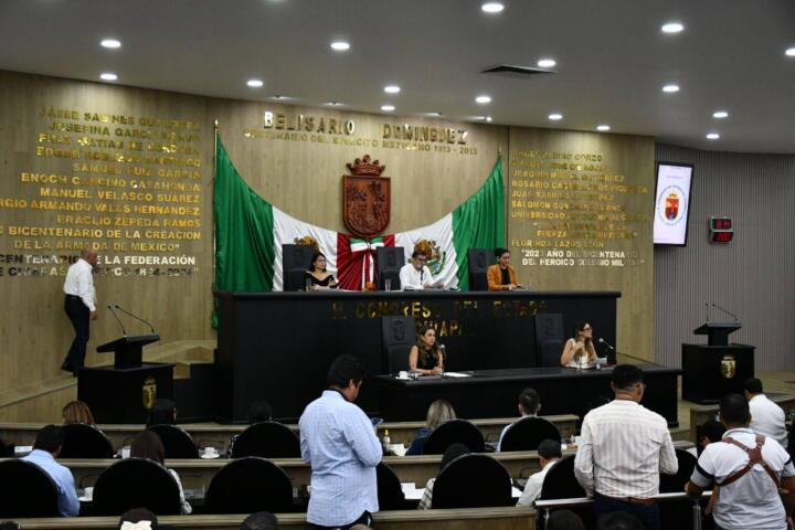 Diputados de Chiapas aprueban reformas para apoyos sociales y constitucionales