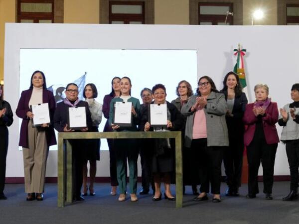 Presidenta Claudia Sheinbaum presenta reformas constitucionales para proteger y ampliar los derechos de las mujeres