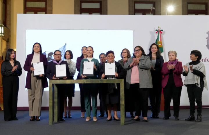 Presidenta Claudia Sheinbaum presenta reformas constitucionales para proteger y ampliar los derechos de las mujeres