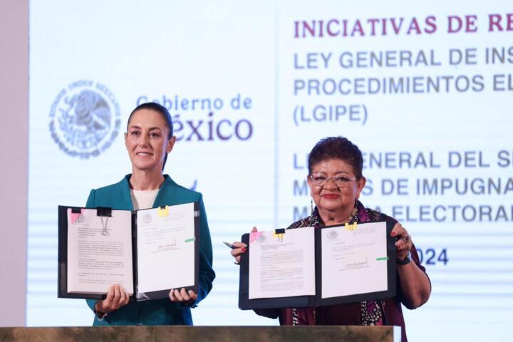 Avanza Reforma Judicial con leyes secundarias: presidenta Claudia Sheinbaum envía al Congreso de la Unión dos iniciativas en materia electoral